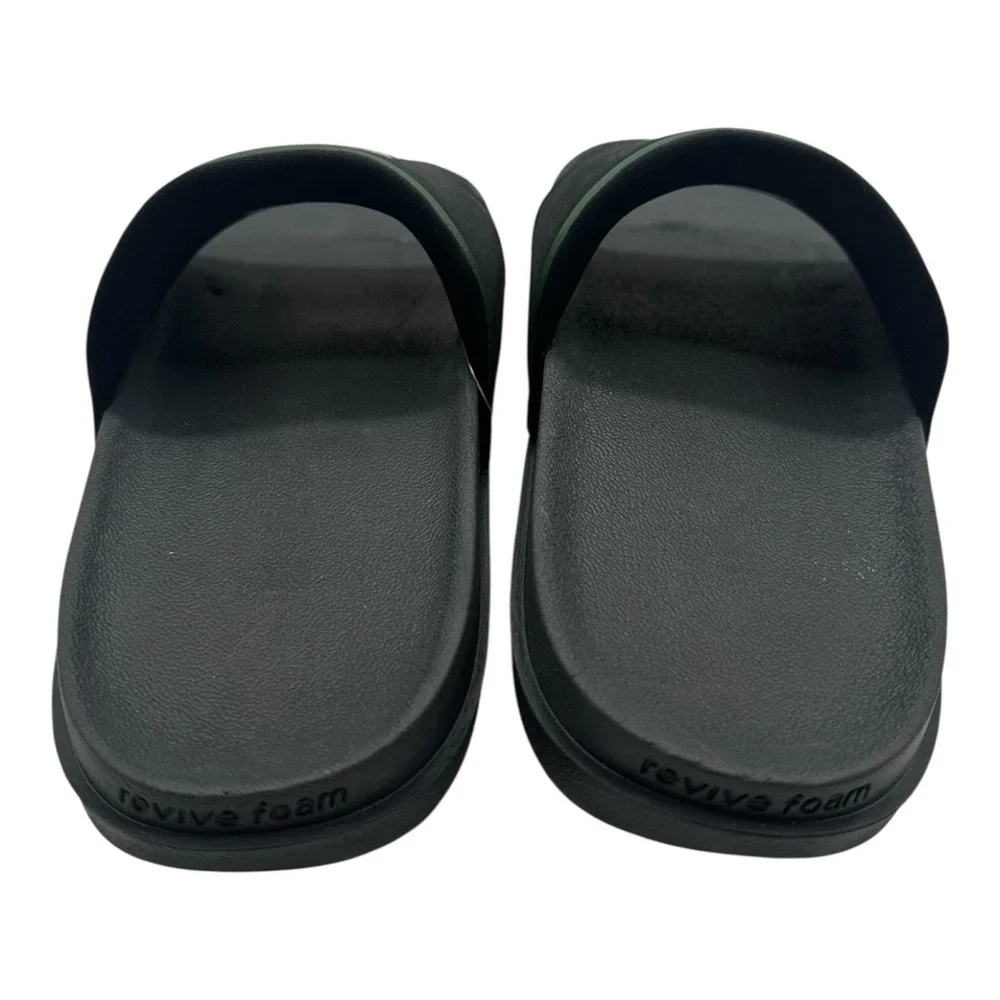 Nike Off Court Green Bay Packers Slides‎ Mens Sz 9 Black Sandals NFL DD0539-001